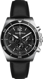 Bell & Ross Watch BRV3-94 Chrono Black Steel BRV394-BL-ST/SCA