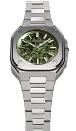 Bell & Ross Watch BR 05 Skeleton Green Bracelet Limited Edition