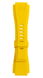 Bell & Ross Strap BR 01/03 BR-X1 Yellow Rubber Small B-P-030 SMALL