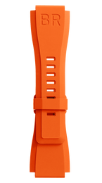 Bell & Ross Strap BR 01/03 BR-X1 Orange Rubber Medium B-P-031 MEDIUM