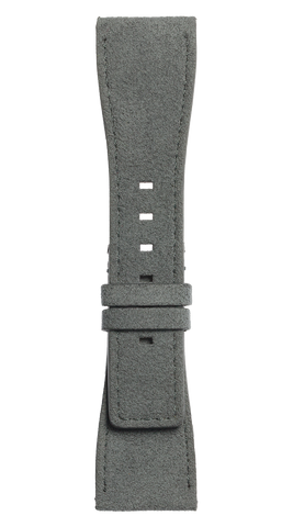Bell & Ross Strap BR S Grey Alcantara Medium B-F-019 MEDIUM