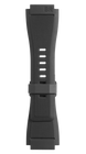 Bell & Ross Strap BR 01/03 BR-X1 Grooved Black Rubber Large B-P-029 LARGE
