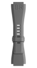Bell & Ross Strap BR 01/03 BR-X1 Grey Rubber Small B-P-024 SMALL