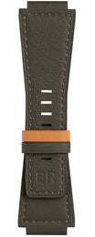 Bell & Ross Strap BR01/BR03 Calfskin Khaki Orange Reversible XS