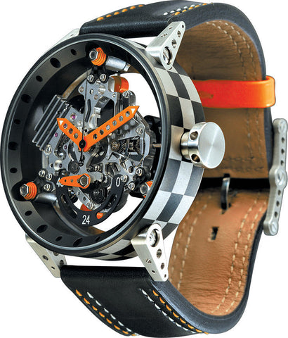 B.R.M Watch R-50-TN Orange Hands R-50-TN-AO