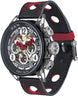 B.R.M Watch SP-44 Black And Red Hands SP-44-ADR-LIGHT