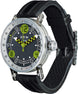 B.R.M Watch V6-44 HB Black And Green Hands V6-44-HB-BG-CNV-ADV