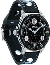 B.R.M Watch Golf Master Mens Light Blue Hands GF6-44-SA-N-ABLC