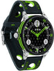 B.R.M Watch Golf Master Mens Lime Green Red Hands GF6-44-SA-N-AVP