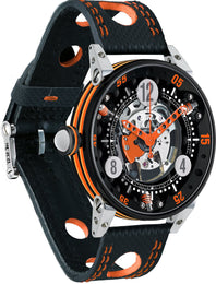 B.R.M Watch Golf Master Mens Orange Hands GF6-44-SA-N-SQ-AO