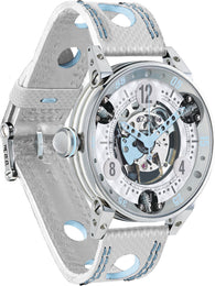 B.R.M Watch Golf Master Mens Light Blue Hands GF6-44-SA-SQ-ABLC