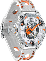 B.R.M Watch Golf Master Mens Orange Hands GF6-44-SA-SQ-AO