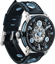 B.R.M Watch Golf Master Ladies Light Blue Hands GF7-38-SA-N-SQ-ABLC