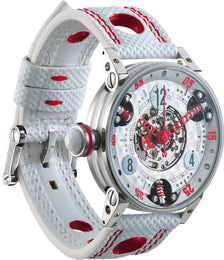 B.R.M Watch Golf Master Ladies Red Hands GF7-38-SA-SQ-AR
