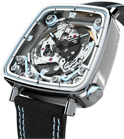 B.R.M. Watches FF39-40 Grey Titanium FF39-40-TG-LFG-BLC