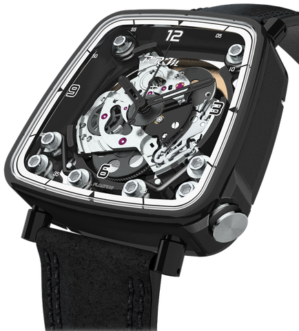 B.R.M. Watches FF39-40 Black Titanium FF39-40-TN-LFN-N