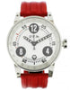 B.R.M. Watches V6-44-GTB Black Hands V6-44-GTB Red Rubber Strap
