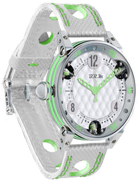 B.R.M Watch Golf Master Pale Green Hands Ladies GF6-44-SA-358