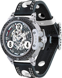 B.R.M Watch DDF6-44 Skeleton White Hands DDF6-44-SQ-AB