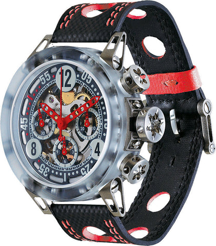B.R.M Watch MK-44 Red Hands MK-44-AR