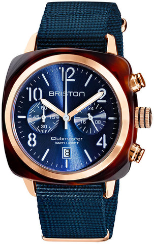 Briston Watch Clubmaster Classic Acetate Gold 19140.PRA.T.33.NMB