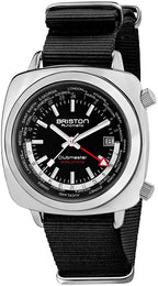 Briston Watch Clubmaster Traveler Worldtime GMT Limited Edition 20842.PS.W.1.NB