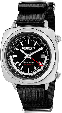 Briston Watch Clubmaster Traveler Worldtime GMT Limited Edition 20842.PS.W.1.NB
