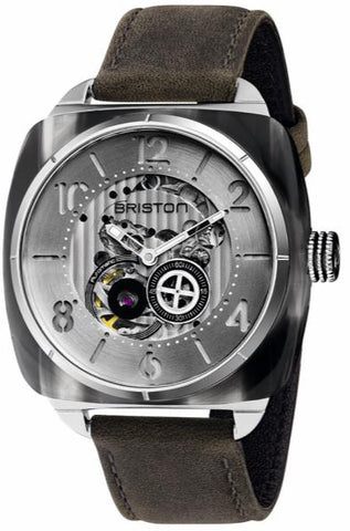 Briston Watch Streamliner Skeleton Grey Acetate 201042.SA.G.2.B