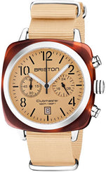 Briston Watch Clubmaster Classic Chronograph Terracotta Vanilla 20140.SA.T.39.NTV