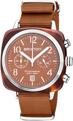 Briston Watch Clubmaster Classic Chronograph Terracotta Caramel 20140.SA.T.38.NTC