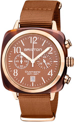 Briston Watch Clubmaster Classic Chronograph Terracotta Caramel 20140.PRA.T.38.NTC