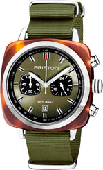 Briston Watch Clubmaster Classic Sport Green Olive 20142.SA.TS.26.NOL