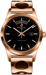 Breitling Watch Transocean Black Red Gold R4531012/BB70/220R