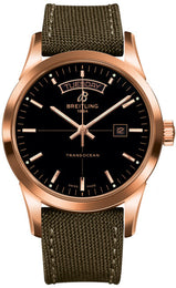 Breitling Watch Transocean Black Red Gold R4531012/BB70/106W