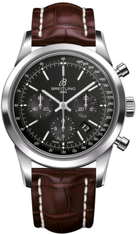 Breitling Watch Transocean Chronograph Black AB015212/BA99/739P