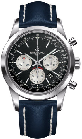 Breitling Watch Transocean Chronograph Black AB015212/BF26/105X