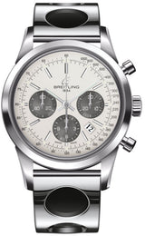 Breitling Watch Transocean Chronograph Mercury Silver AB015212/G724/222A