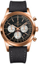 Breitling Watch Transocean Chronograph Black Red Gold RB015212/BF15/109W