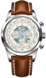 Breitling Watch Transocean Chronograph Unitime Polar White AB0510U0/A732/439X