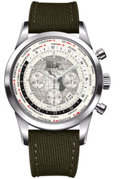 Breitling Watch Transocean Chronograph Unitime Polar White AB0510U0/A790/105W