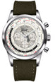 Breitling Watch Transocean Chronograph Unitime Polar White AB0510U0/A790/105W