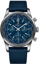 Breitling Watch Transocean Unitime Midnight Blue AB0510U9/C879/277S