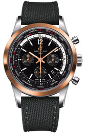 Breitling Watch Transocean Unitime Pilot Black Red Gold UB0510U4/BC26/100W