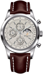 Breitling Watch Transocean Chronograph 1461 Mercury Silver A1931012/G750/437X