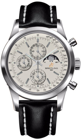 Breitling Watch Transocean Chronograph 1461 Mercury Silver A1931012/G750/435X