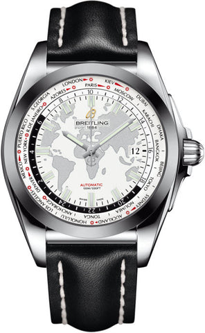 Breitling Watch Galactic Unitime SleekT Antarctica White WB3510U0/A777/435X