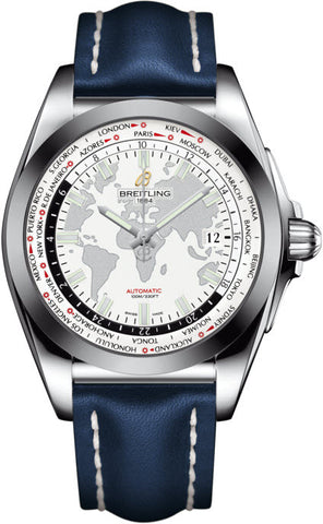 Breitling Watch Galactic Unitime SleekT Antarctica White WB3510U0/A777/105X