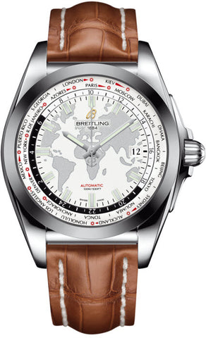 Breitling Watch Galactic Unitime SleekT Antarctica White WB3510U0/A777/737P