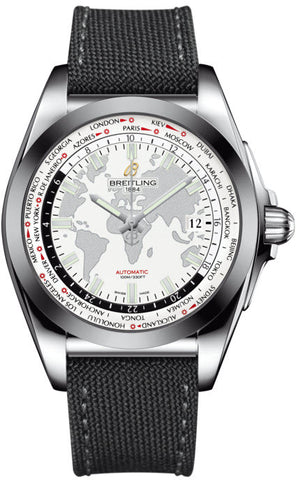 Breitling Watch Galactic Unitime SleekT Antarctica White WB3510U0/A777/109W