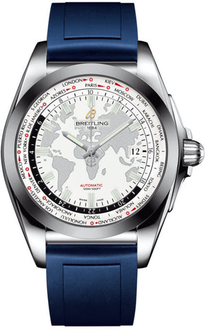 Breitling Watch Galactic Unitime SleekT Antarctica White WB3510U0/A777/145S